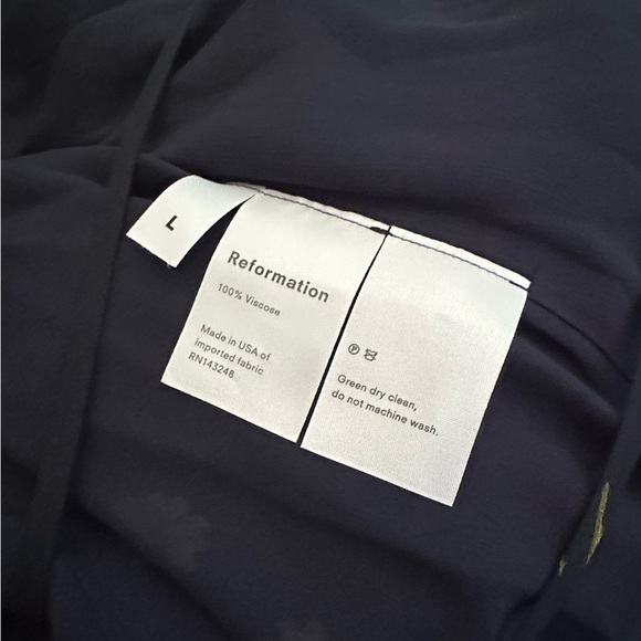 Reformation Floral Wrap Midi Dress - Picture 6 of 6